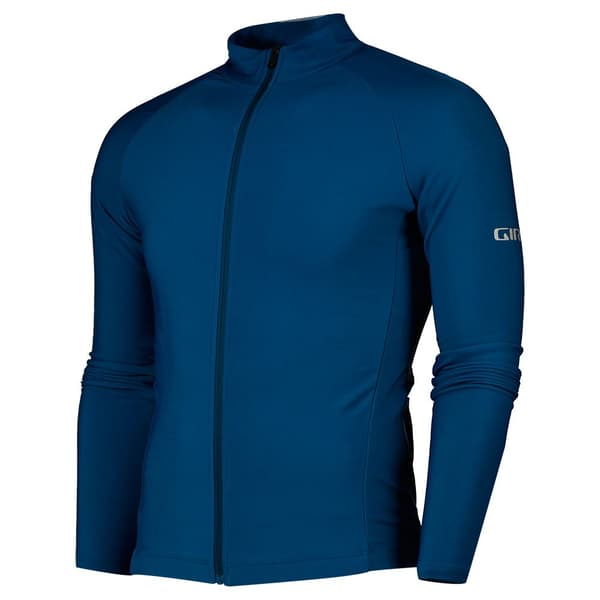 Giro Chrono Thermal Langærmet Trøje Blå M Mand