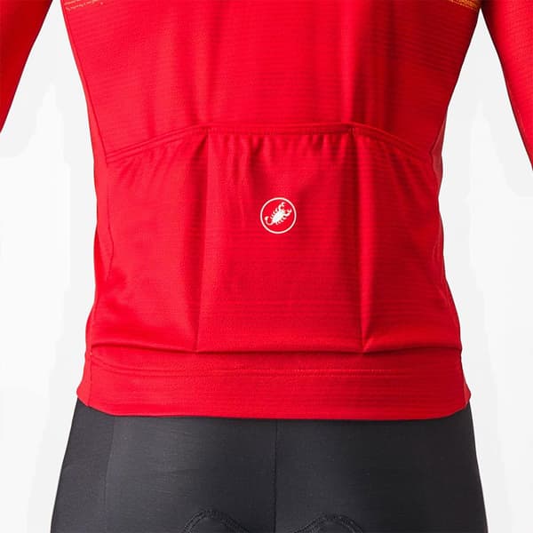 Castelli Collapse Langærmet Trøje Rød S Mand