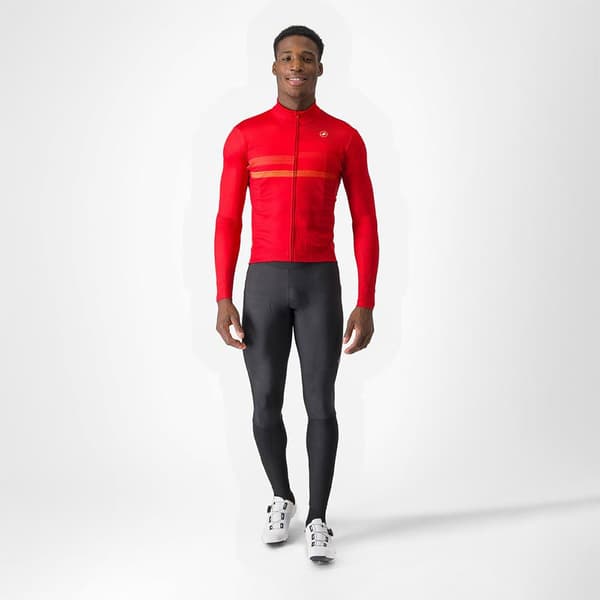Castelli Collapse Langærmet Trøje Rød S Mand