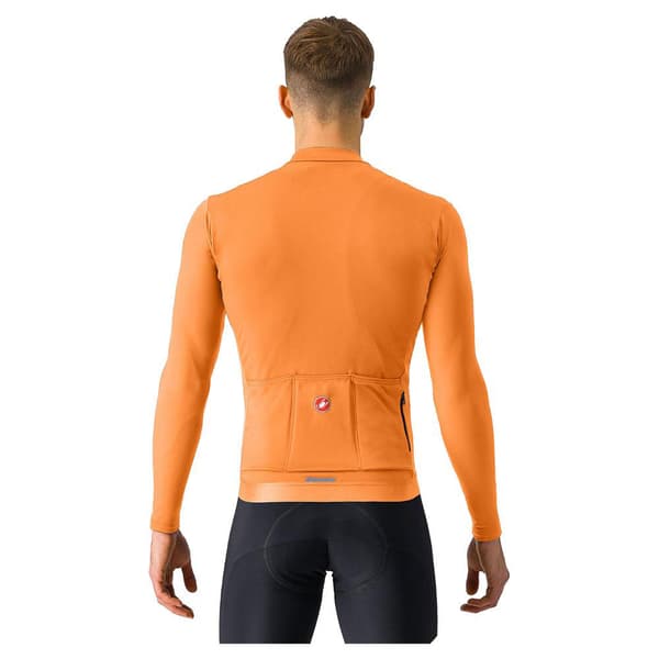 Castelli Espresso Thermal Långärmad Trikå Orange XL Man