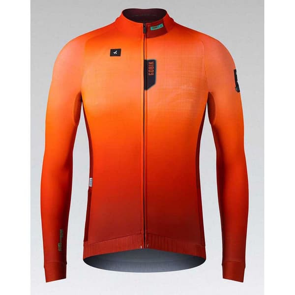 Gobik Hyder Långärmad Trikå Orange S Man