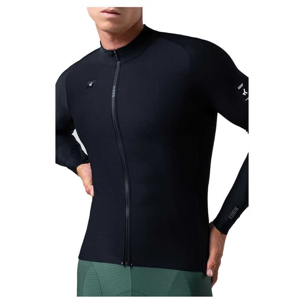 Gobik Pacer Solid 2.0 Långärmad Trikå Svart XL Man