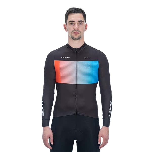 Cube Teamline Pitkähihainen Trikoo Musta 2XL Mies