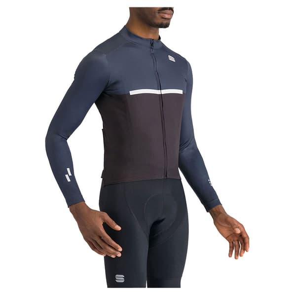 Sportful Pista Thermal Långärmad Trikå Blå S Man