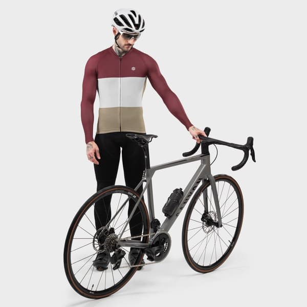 Siroko M2 Triplet Långärmad Trikå Röd 2XL Man