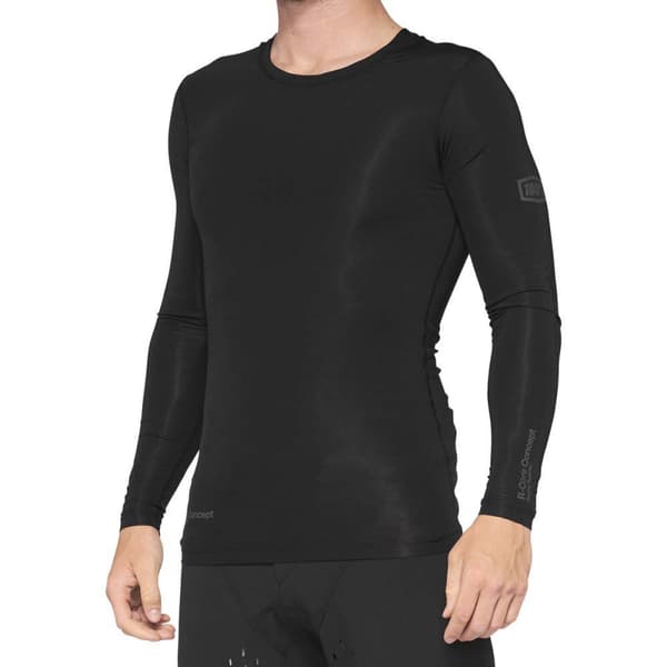 100percent R-core Concept Långärmad Endurotröja Svart XL Man