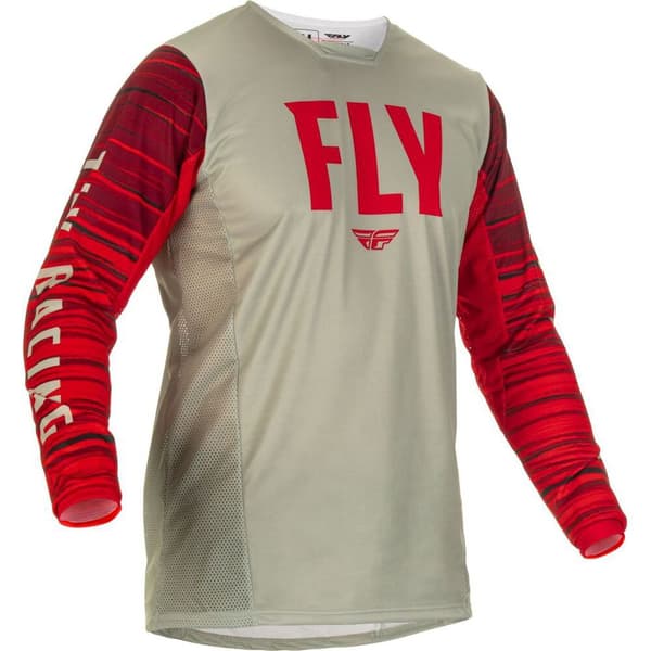 Fly Racing Kinetic Wave Langærmet Enduro-trøje Grå S Mand