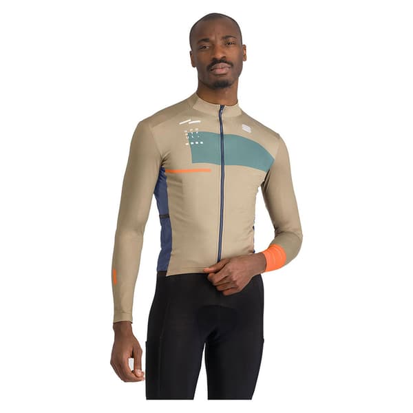 Sportful Breakout Supergiara Thermal Langærmet Trøje Beige S Mand