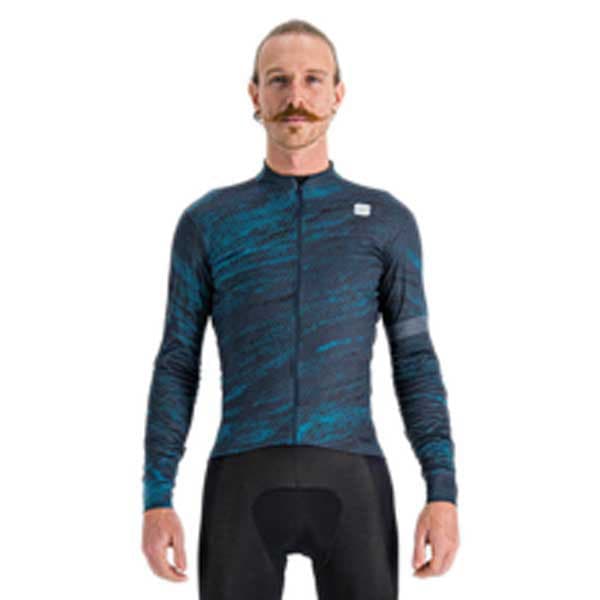 Sportful Cliff Supergiara Thermal Langærmet Trøje Blå 2XL Mand