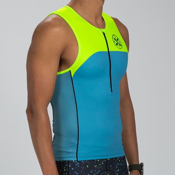 Zoot Ltd Ttri Tank Ærmeløs Cykeltrøje Blå L Mand