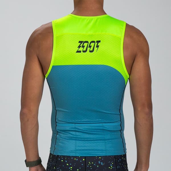 Zoot Ltd Ttri Tank Ærmeløs Cykeltrøje Blå L Mand