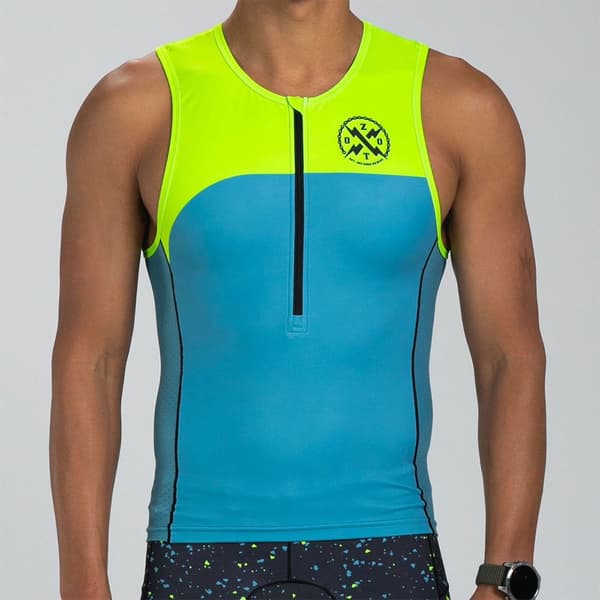 Zoot Ltd Ttri Tank Ärmlös Cykeltröja Blå L Man