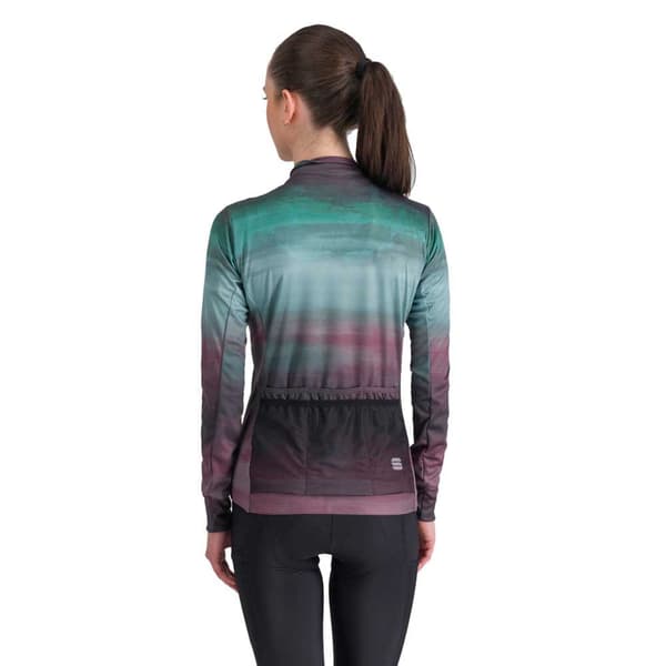 Sportful Flow Supergiara Thermal Langærmet Trøje Grøn S Kvinde