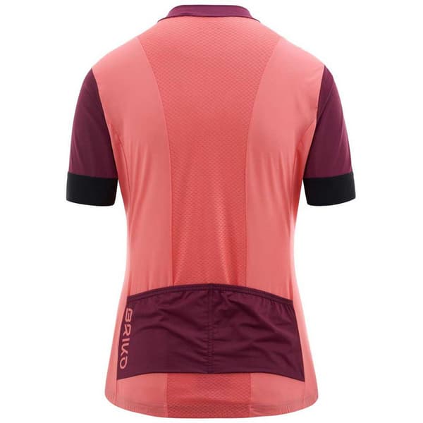 Briko Stripe 241158w Lyhythihainen Pyöräilypaita Pinkki M Nainen