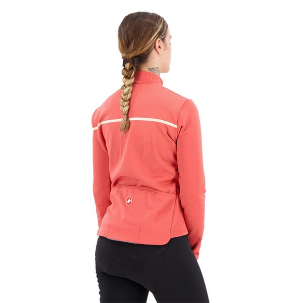 Castelli Sinergia 2 Fz Långärmad Trikå Orange L Kvinna