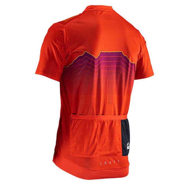 Leatt Mtb Trail 3.0 Korta ärmar Cykeltröja Orange M Man