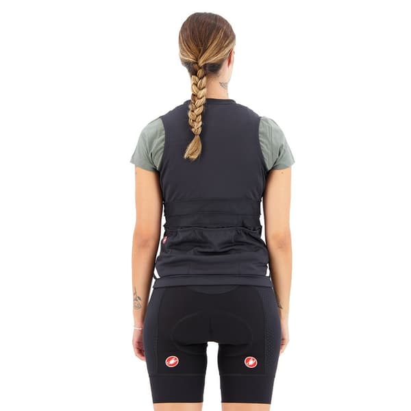 Castelli Anima 4 Hihaton Pyöräilypaita Harmaa S Nainen