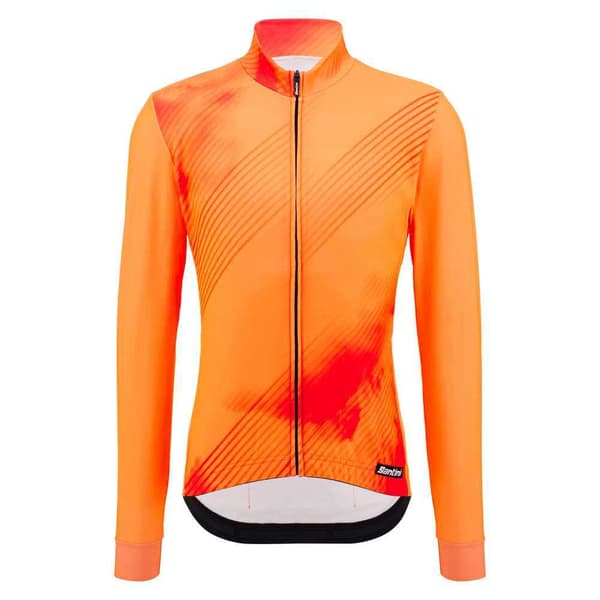 Santini Pure Dye Långärmad Trikå Orange XS Man