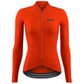 Miniatyrbillede 1 af 2: Etxeondo Alda Thermo Langærmet Trøje Orange S Kvinde