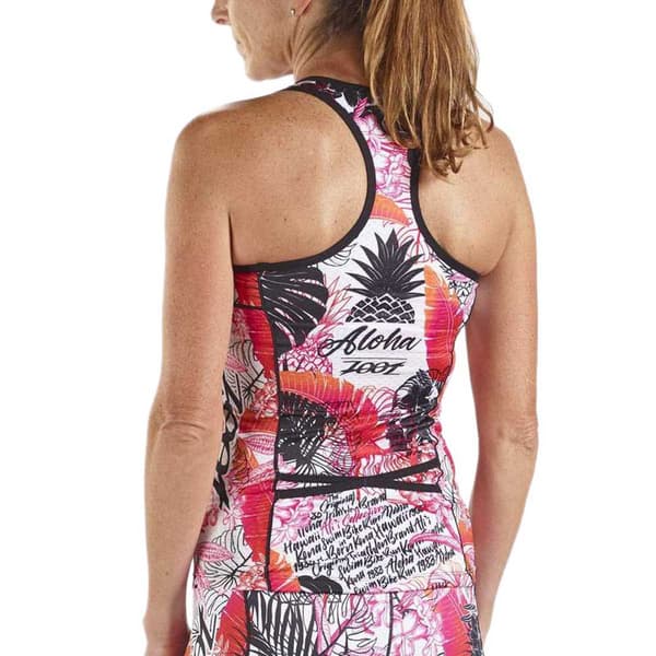 Zoot Ltd Racerback Ali´i Hihaton Pyöräilypaita Valkoinen L Nainen