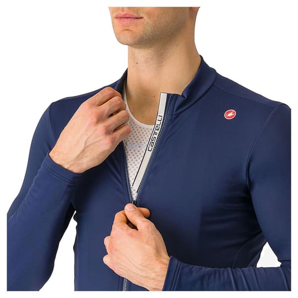 Castelli Espresso Thermal Langærmet Trøje Blå M Mand