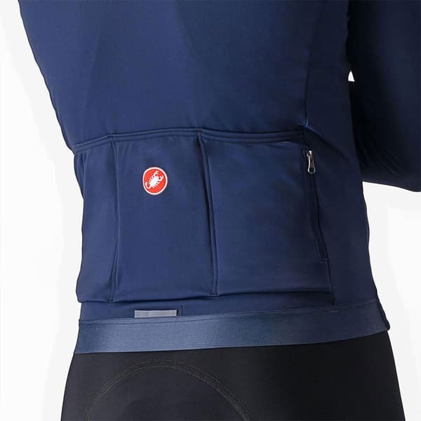 Castelli Espresso Thermal Langærmet Trøje Blå XL Mand