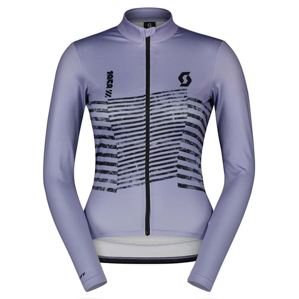 Scott Rc Team Warm Graphics Långärmad Trikå Lila XS Kvinna