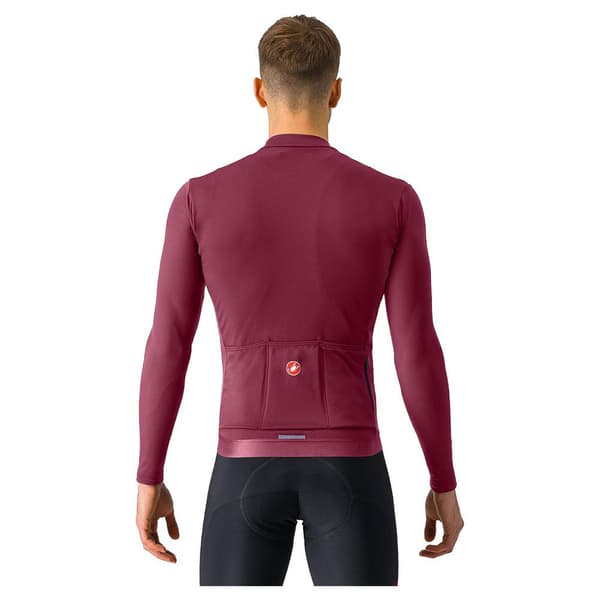 Castelli Espresso Thermal Langærmet Trøje Rød L Mand