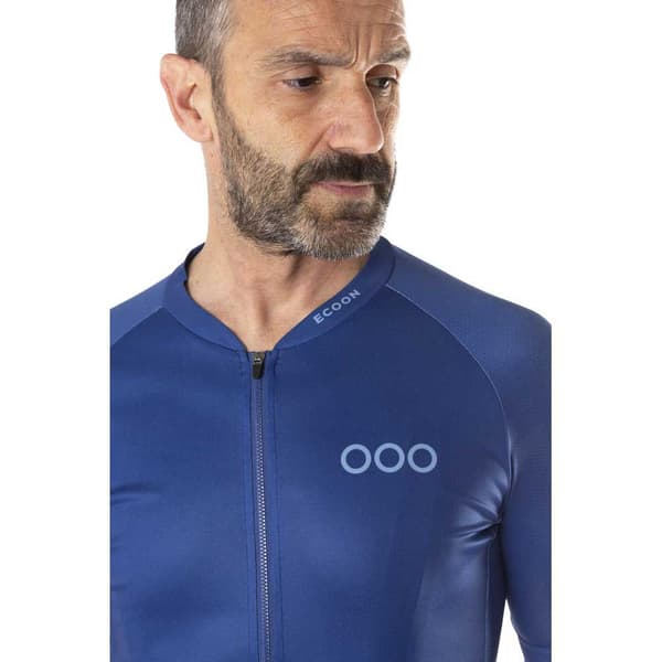 Ecoon Eco181219 Korta ärmar Cykeltröja Blå XL Man