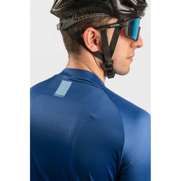 Ecoon Eco181219 Korta ärmar Cykeltröja Blå XL Man