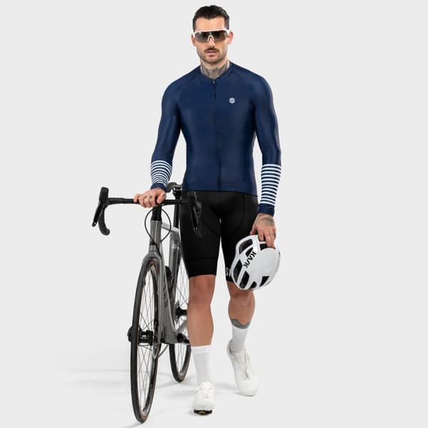 Siroko M2 Alpine Pitkähihainen Trikoo Sininen XL Mies
