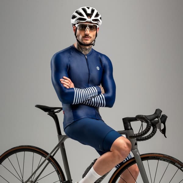 Siroko M2 Alpine Pitkähihainen Trikoo Sininen XL Mies