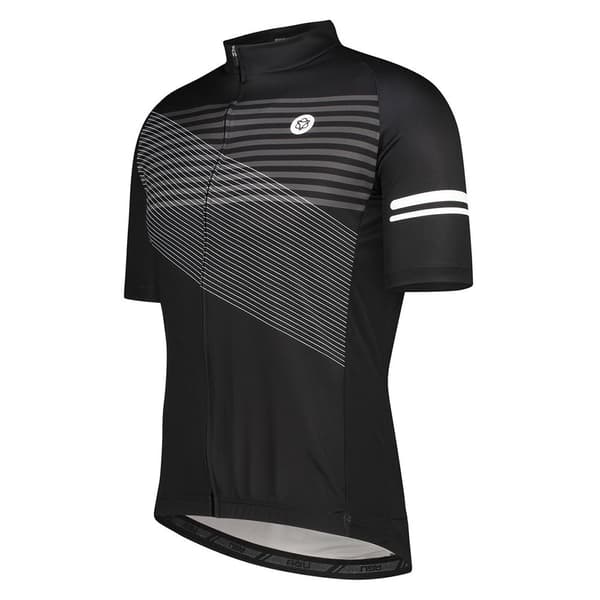 Agu Striped Essential Kortærmet Trøje Sort M Mand