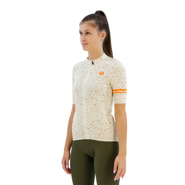 Agu Mini Flower Lyhythihainen Pyöräilypaita Valkoinen 2XL Nainen