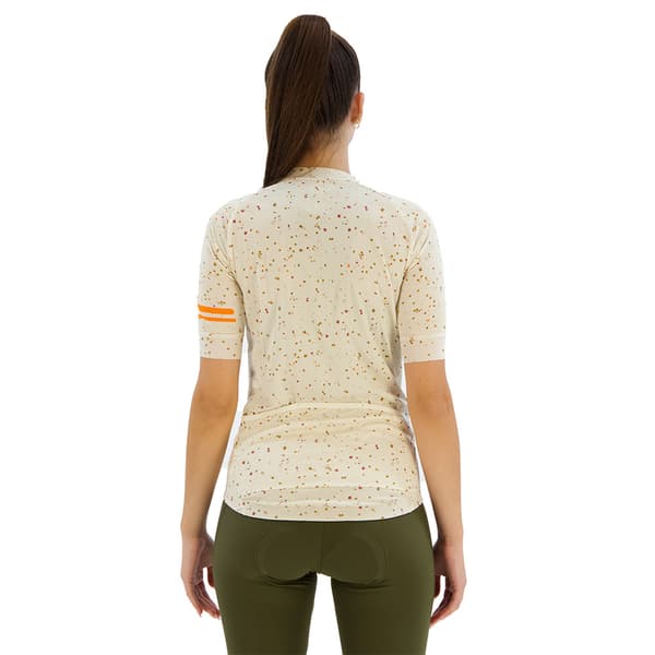 Agu Mini Flower Lyhythihainen Pyöräilypaita Valkoinen 2XL Nainen