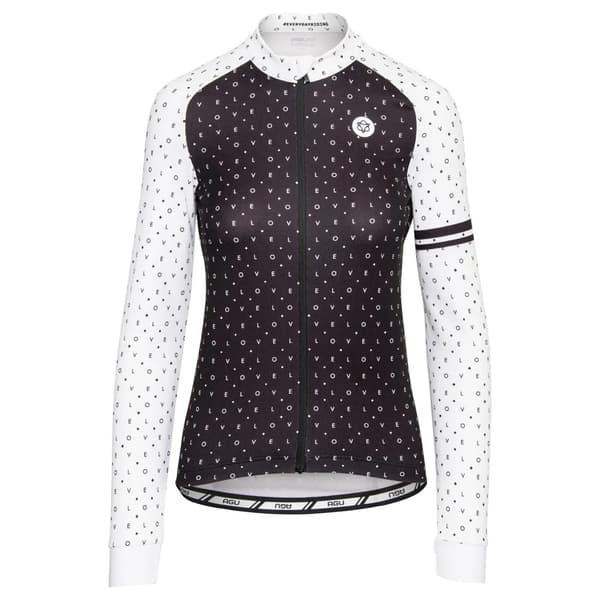 Agu Velo Love Essential Langærmet Trøje Hvid,Sort M Kvinde