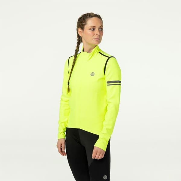 Agu Performance Rain Langærmet Trøje Gul L Kvinde