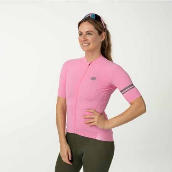 Agu Solid Performance Kortærmet Trøje Rosa L Kvinde