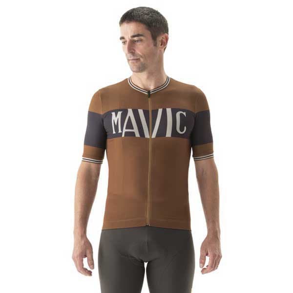 Mavic Heritage Kortærmet Trøje Brun M Mand
