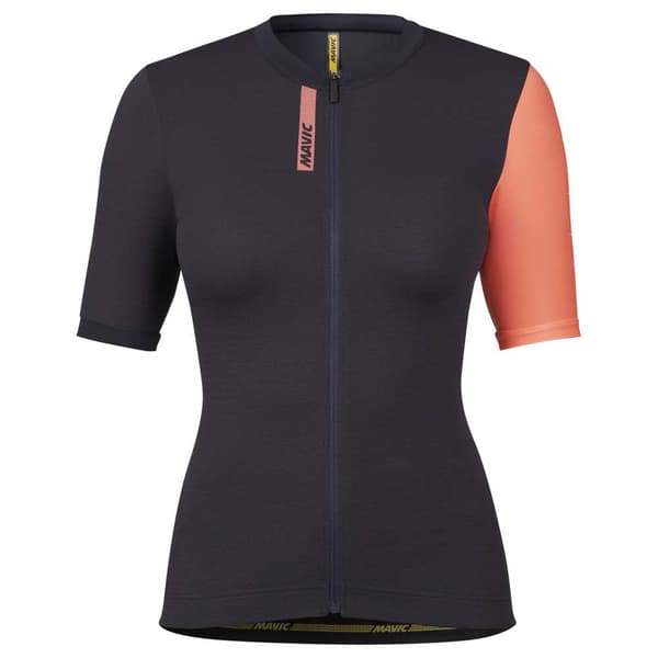 Mavic Essential Korta ärmar Cykeltröja Blå XS Kvinna