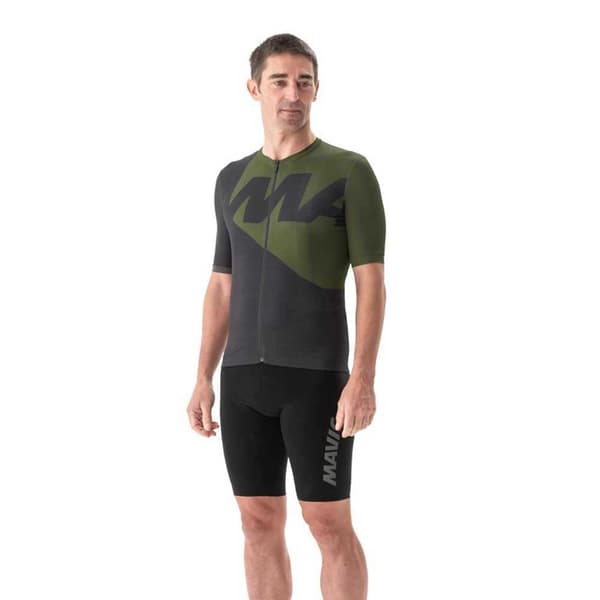 Mavic Aksium Graphic Lyhythihainen Pyöräilypaita Vihreä L Mies