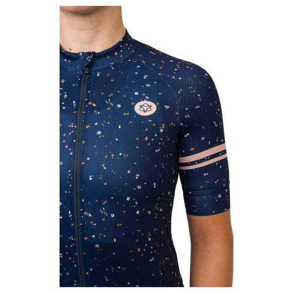 Agu Mini Flower Kortærmet Trøje Blå 2XL Kvinde