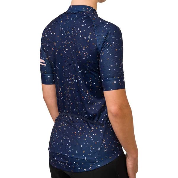 Agu Mini Flower Kortærmet Trøje Blå 2XL Kvinde