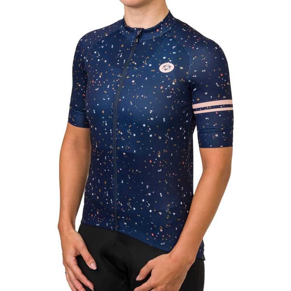 Agu Mini Flower Kortærmet Trøje Blå 2XL Kvinde
