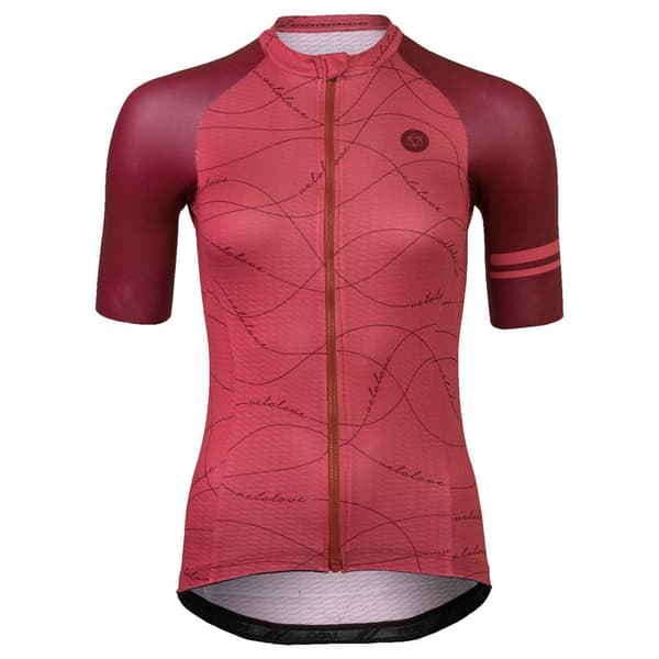 Agu Velo Wave Essential Lyhythihainen Pyöräilypaita Punainen XS Nainen