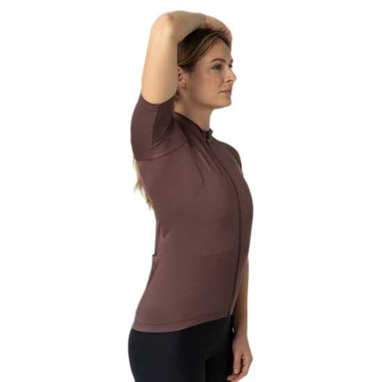 Agu Core Essential Kortærmet Trøje Brun 2XL Kvinde