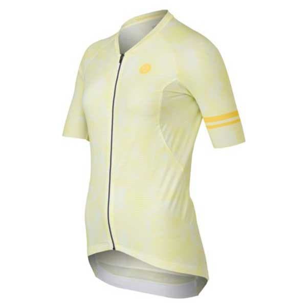 Agu High Summer Performance Korta ärmar Cykeltröja Gul 2XL Kvinna