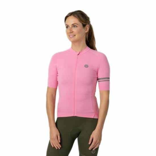 Agu Solid Performance Kortærmet Trøje Rosa 2XL Kvinde