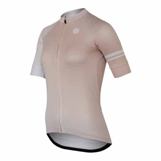 Agu Gradient Essential Korta ärmar Cykeltröja Beige 2XL Kvinna