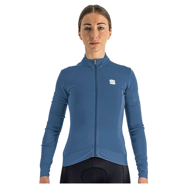 Sportful Monocrom Thermal Langærmet Trøje Blå S Kvinde